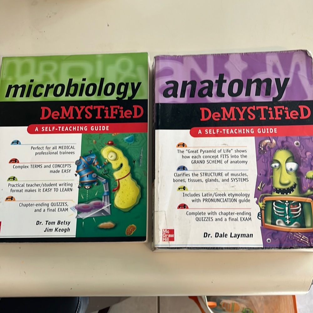 Microbiology and Anatomy Demystified Books